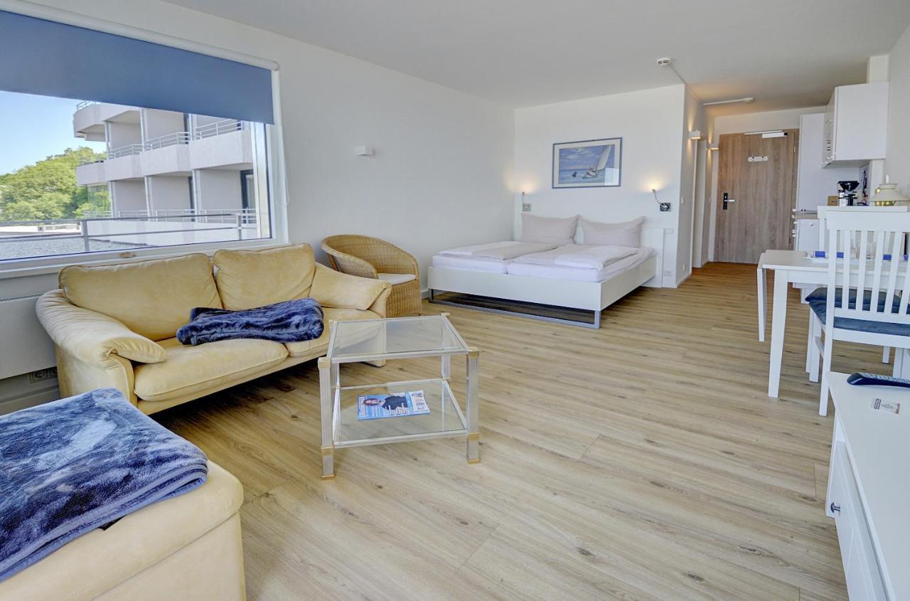 Fewo1846 Intermar - Strandbude - Studioapartment Mit Balkon Und Meerblick Glucksburg Bagian luar foto