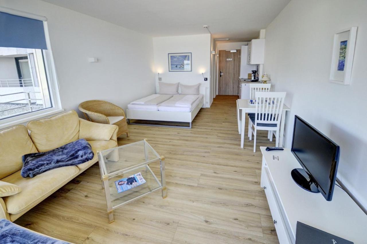 Fewo1846 Intermar - Strandbude - Studioapartment Mit Balkon Und Meerblick Glucksburg Bagian luar foto