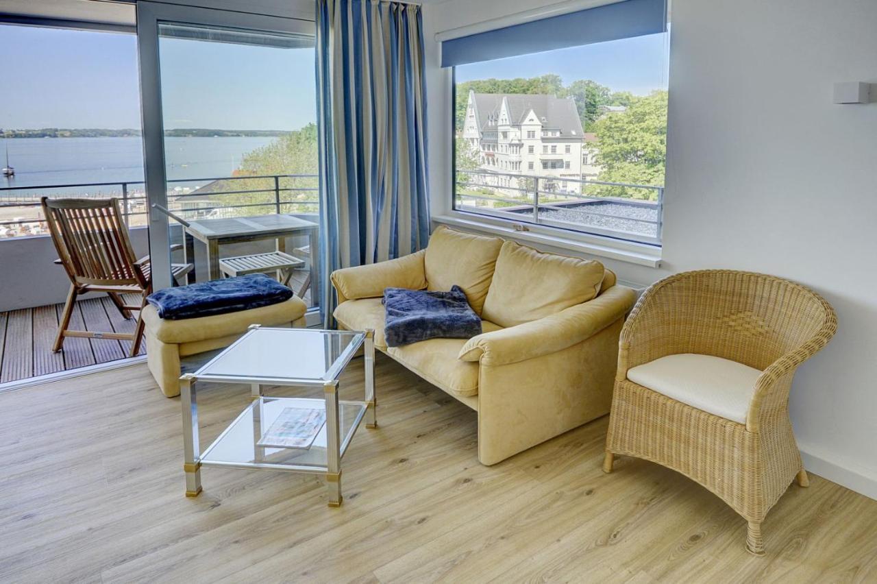 Fewo1846 Intermar - Strandbude - Studioapartment Mit Balkon Und Meerblick Glucksburg Bagian luar foto