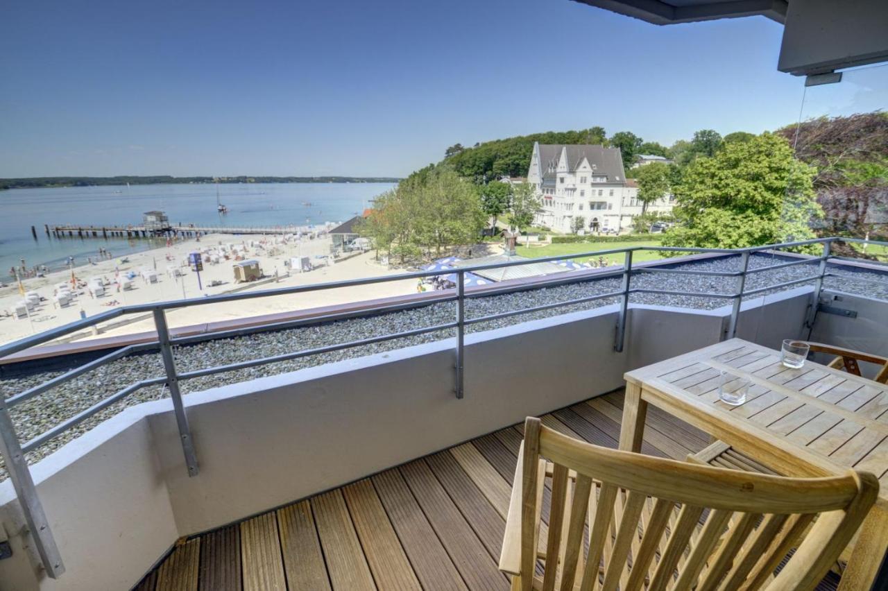 Fewo1846 Intermar - Strandbude - Studioapartment Mit Balkon Und Meerblick Glucksburg Bagian luar foto